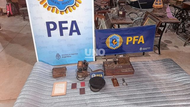 Los elementos secuestrados pertenecerían al Museo Ferroviario.&nbsp;