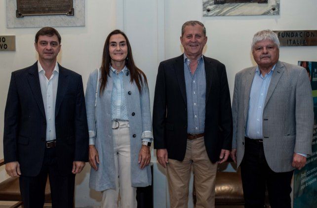 Diego Giuggia,  Laura Trucco, Carlos Milicic e Ignacio Saenz