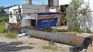 La provincia clausuró el predio de la fábrica de baterías en Ceres