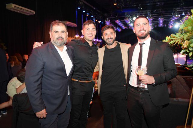 DARDO NEGRETTI, GIULIANO TREVISAN, EMILIANO ARANDA Y STEFANO RUBATTIN