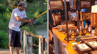 Días y horarios para la pesca deportiva y feria de artesanos