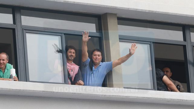 Postales de la tercera visita de Alberto Fernández a Paraná