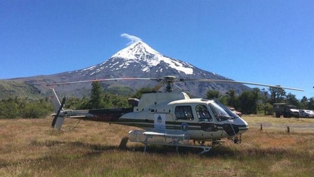 volcán lanín. Las víctimas fueron socorridas por tierra. El helicóptero de rescate no pudo operar por el viento.&nbsp;