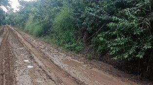 En cercanías del Centro Mariápolis los vecinos quedan aislados si llueve