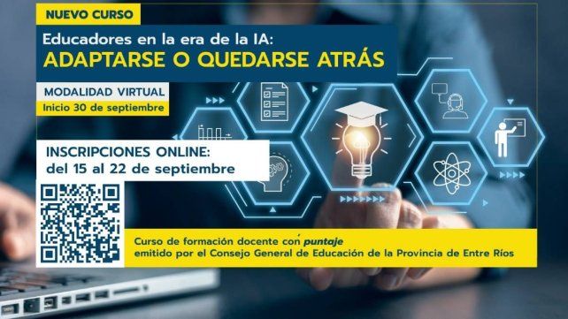 Lanzan capacitación para docentes sobre el uso de Inteligencia Artificial en el aula