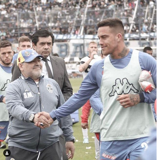 Los jugadores de Unión que se dieron el lujo de posar junto a Maradona