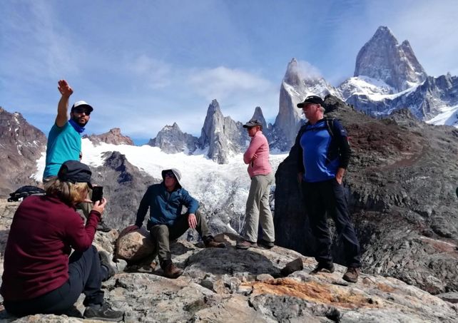 El cerro Fitz Roy convoca a centenares de deportistas cada año.