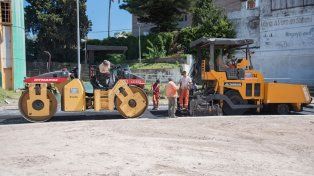 Se avanza en las obras del Parque Berduc.