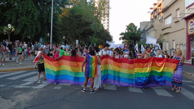 La Marcha Federal del Orgullo antifascista y antirracista replicó en varias ciudades de Entre Ríos. Postales de Concordia.&nbsp;