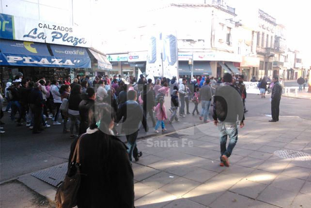 Una jornada de caos vehicular en el centro de Santa Fe&nbsp;