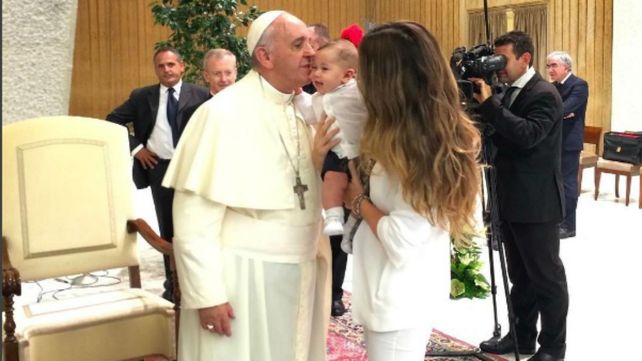 Jimena Barón recordó el blooper que realizó durante una visita al Papa Francisco