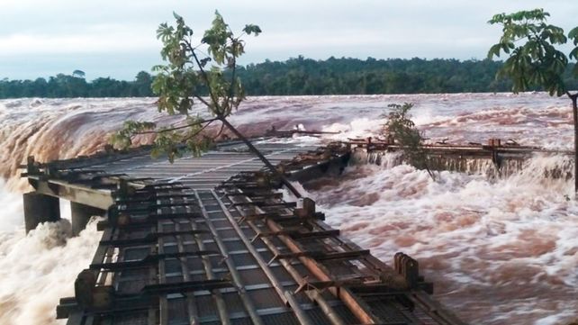 Crecen los ríos Uruguay e Iguazú&nbsp;