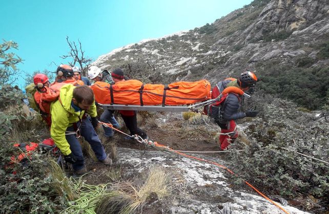 Labores de rescate tras el accidente mortal de Ian Shwer y Juan Pablo en el Nevado Caraz (Perú)&nbsp; &nbsp; &nbsp; &nbsp; &nbsp; &nbsp; &nbsp; &nbsp; &nbsp; 
