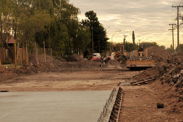 El Municipio realiza obras en barrio Coronel Dorrego