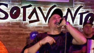 El Dipy cantó en Entre Ríos como candidato a intendente de La Matanza