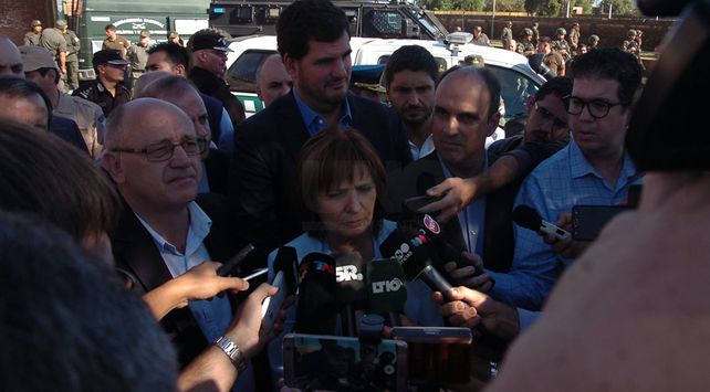 Bullrich participó de la quema de droga incautada en Santa Fe