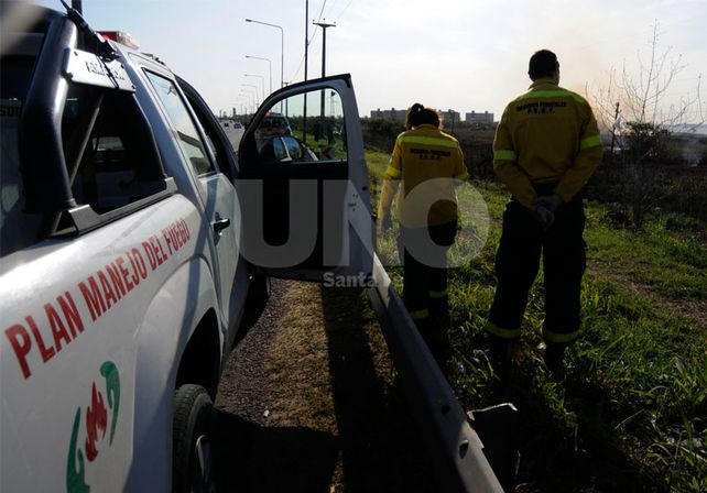El fuego fue controlado por personal de Bomberos Zapadores y Plan de Manejo del Fuego.