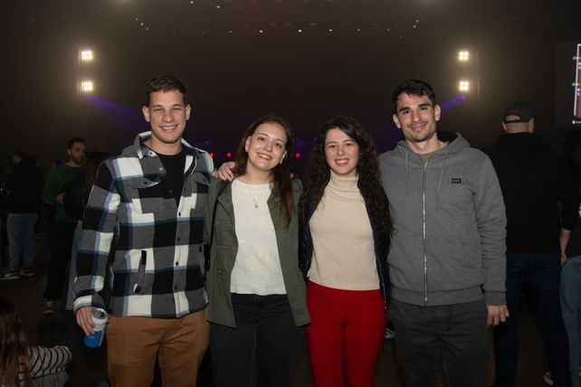 Nicolás López, Victoria Tomasetti, Sofia Salvi y Kevin Wolf