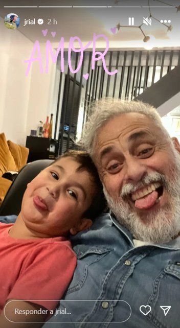 Jorge Rial se reencontró con su nieto y aludió al conflicto con su hija Morena