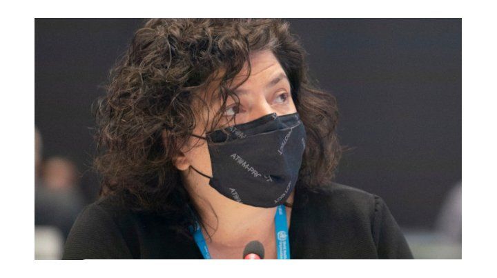 Carla Vizzotti en la OMS exaltó la vacunación en Argentina