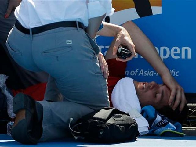 Vi a Snoopy, dijo el tenista que alucinó con el calor de Australia