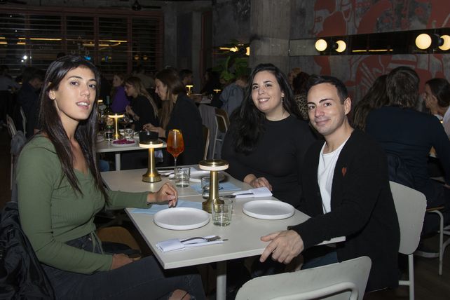 Daniela Paciaroni, María Luz Martini y Pablo Cáceres