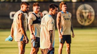 La selección nacional se prepara en el predio de Inter Miami de cara a los dos amistosos programados antes de la Copa América.