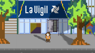 Vigilia es un videojuego inspirado en la historia de la Biblioteca C. Vigil de Rosario
