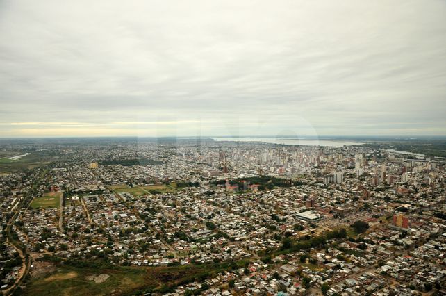 Vista de la ciudad desde el sur-oeste.