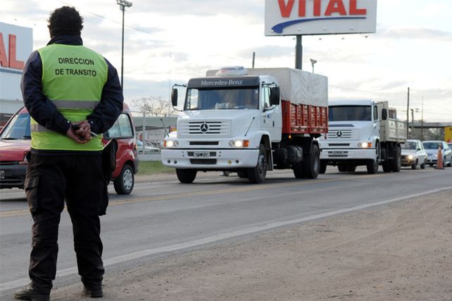 Disminuyó en un 95 % la circulación de camiones por Blas Parera