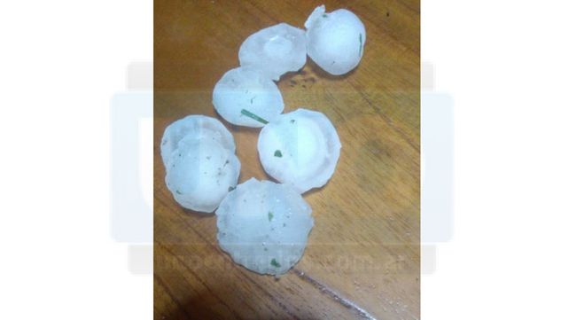 Granizo causó graves daños en Colonia Merou e inmediaciones