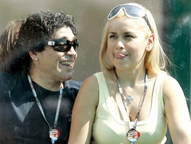 El Diez y su ex épocas más felices. (Foto de archivo)