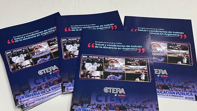 Encuesta de Ctera sobre más de 3.300 docentes expone problemas de salud por intensificación de jornada