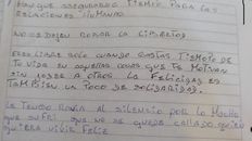El mecánico Carlos Argüelles escribía en un cuaderno las cosas que sabía sobre Esteban Alvarado. El mecánico Carlos Argüelles escribía en un cuaderno las cosas que sabía sobre Esteban Alvarado.