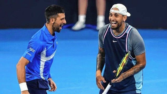 Djokovic y Kyrgios debutaron en dobles con un ajustado triunfo en Brisbane