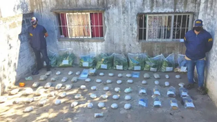 Drogas halladas en uno de los tantos allanamientos en el cordón industrial