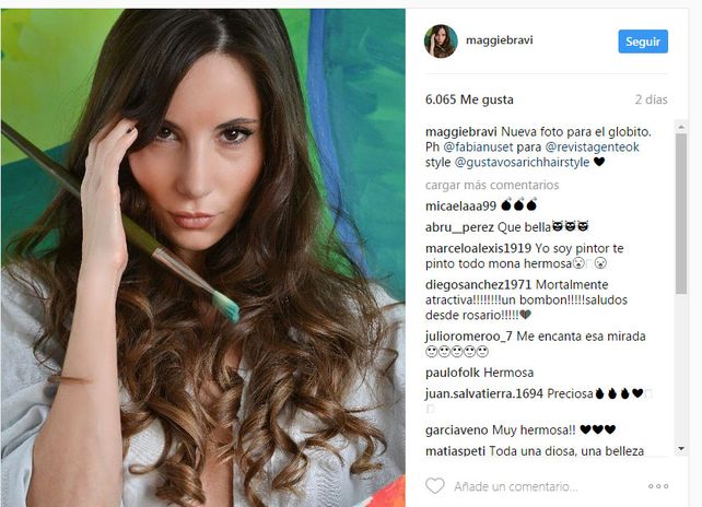 La foto archi sensual de Magui Bravi