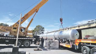 La instalación del autoclave (horno) que favorecerá en la producción.