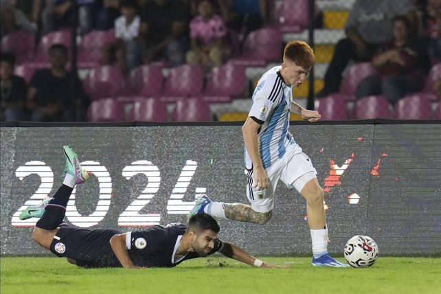 El destacado. Valentín Barco fue el punto más alto del equipo de Mascherano.
