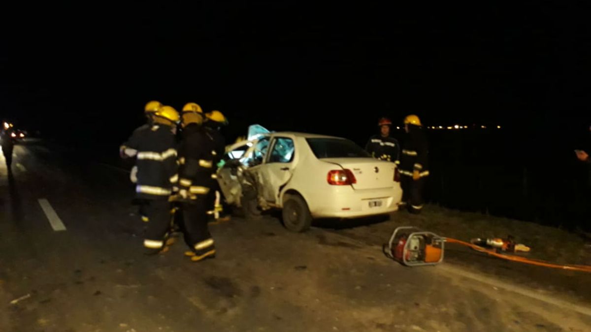 Dos muertos y un herido tras un choque en la ruta 33 cerca de Murphy