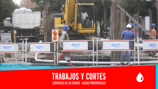 Trabajos programados por Aguas Santafesinas