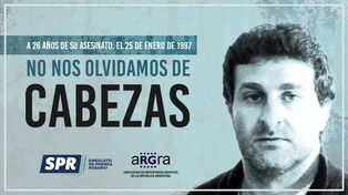 El Sindicato de Prensa Rosario recuerda el asesinato de José Luis Cabezas