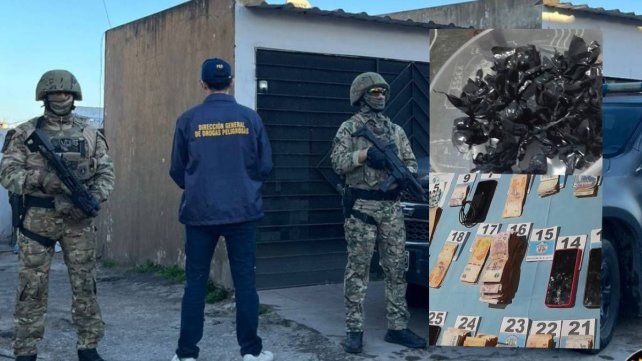 Cayó una banda que se dedicaba al narcomenudeo en Bajada Grande de Paraná
