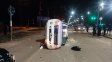 Robo de película en un minimarket de Funes: persecución, choques y vuelco en Roasrio