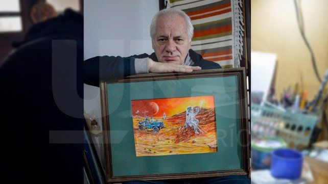 Mario Daniel Milocco y su obra para el libro Juan Carlos