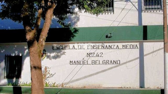 Momentos de tensión se vivieron este viernes por la mañana en la escuela N° 242 Manuel Belgrano de la ciudad de San Javier