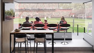 Las obras se enmarcan en el plan de modernización del estadio Marcelo Bielsa.