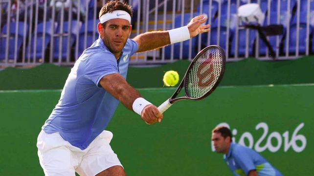 Del Potro arrancó bien el partido ante Nadal