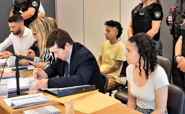 Pasaje del jucio que se les lleva adelante en La Pampa a Magdalena Espósito Valenti y Abigail Páez.&nbsp;
