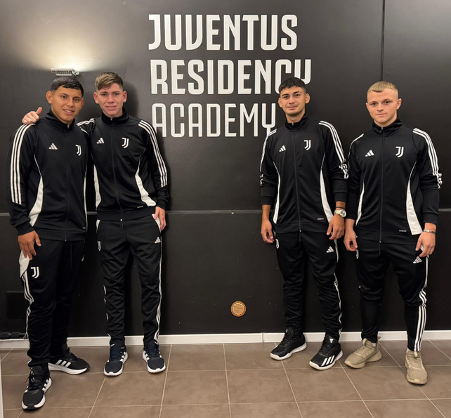 Los pibes de Argentino de Rosario harán una buena expericencia en la Academia de la Juventus.